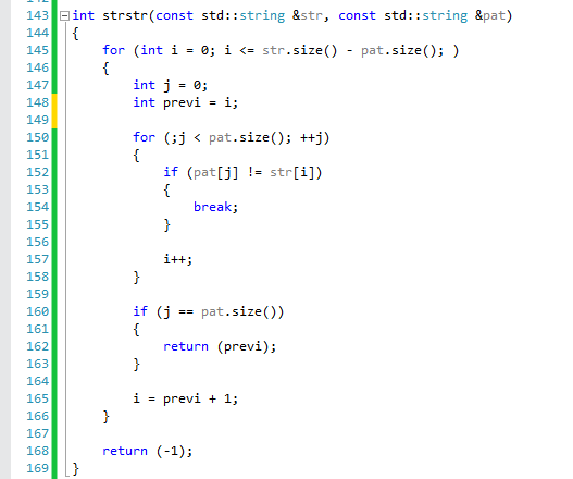 KMP brute force