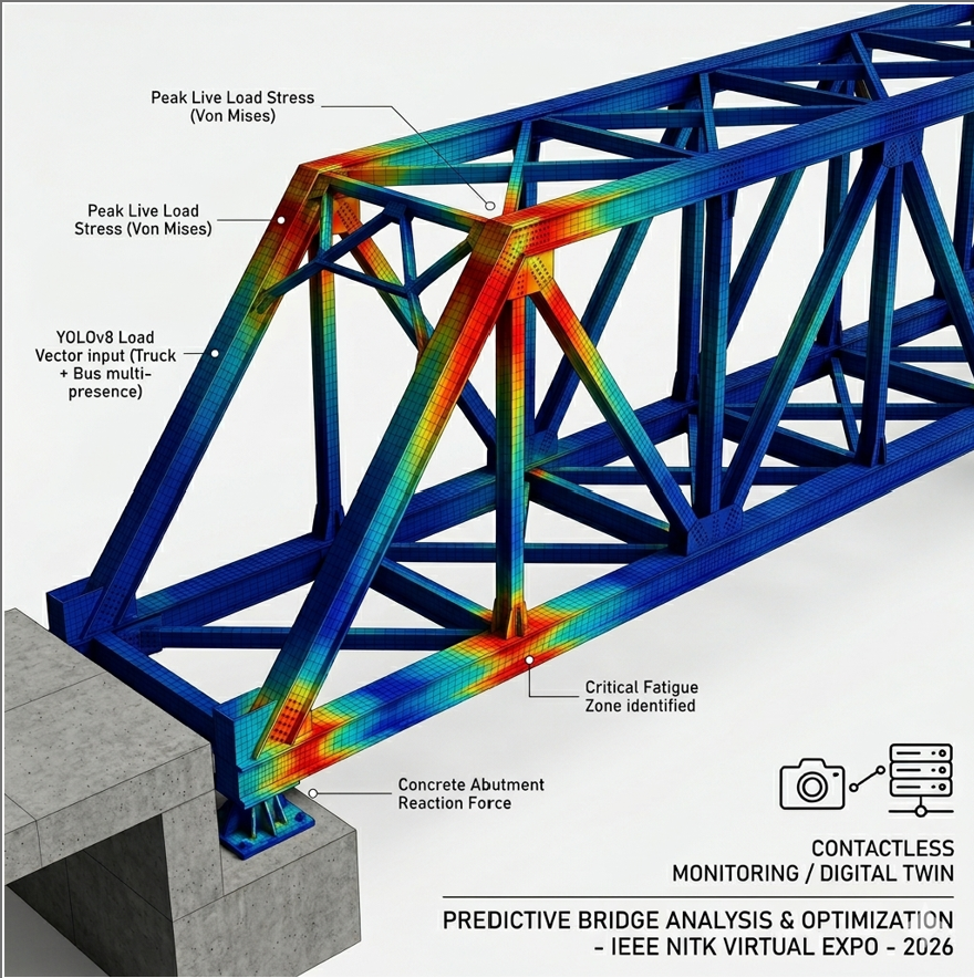 Thumbnail for Predictive Structural Analysis & Traffic Load Monitoring for Bridge Optimization